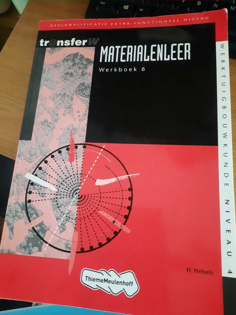 Materialenleer werkboek 6 9789042507241, Boeken, Gelezen, Overige vakken, ThiemeMeulenhoff, Ophalen of Verzenden