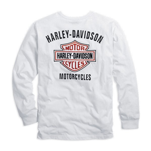 Harley shirt, Prestige, lange mouw, wit, B&S geborduurd, nw, Ophalen of Verzenden, Nieuw met kaartje, Overige typen