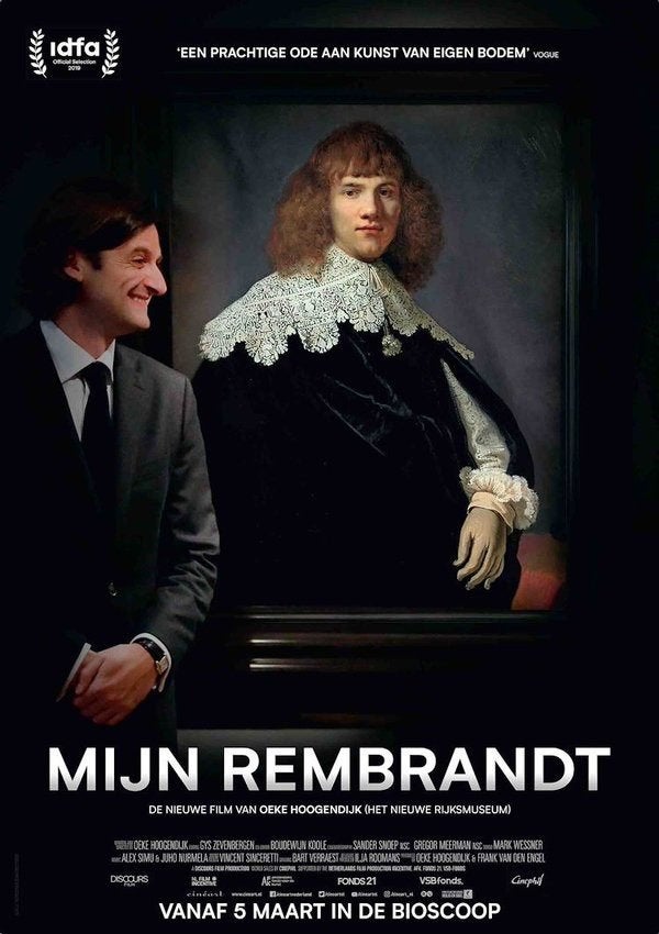 MIJN   REMBRANDT      filmposter., Verzamelen, Posters, Nieuw, Film en Tv, A1 t/m A3, Rechthoekig Staand, Verzenden