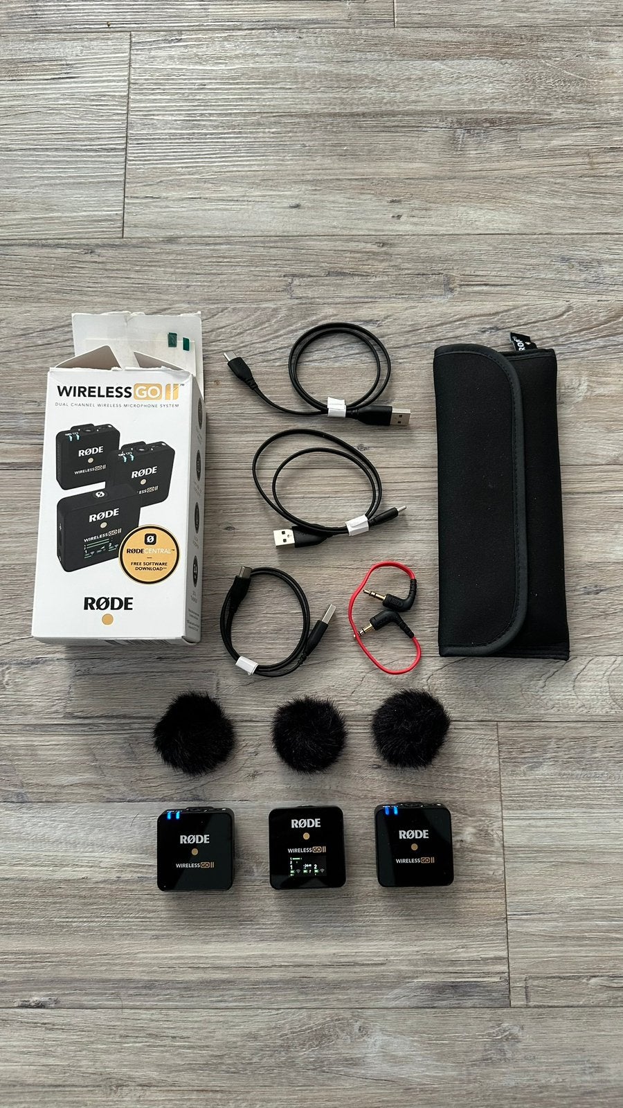 RODE Wireless Go II compleet, Ophalen of Verzenden, Zo goed als nieuw, Audio
