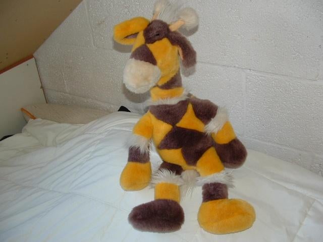 JELLYCAT GIRAFFE GROOT PLUCHE LANGHARIG EIGEEL/BRUIN, Jellycat, Overige karakters, Overige typen, Nieuw