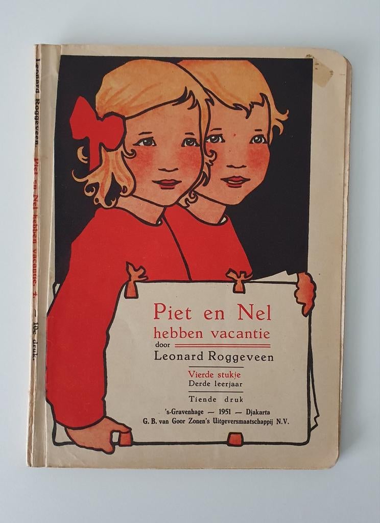 Oud kinderboekje Piet en Nel hebben vacantie, Boeken, Ophalen of Verzenden, Gelezen, Fictie algemeen
