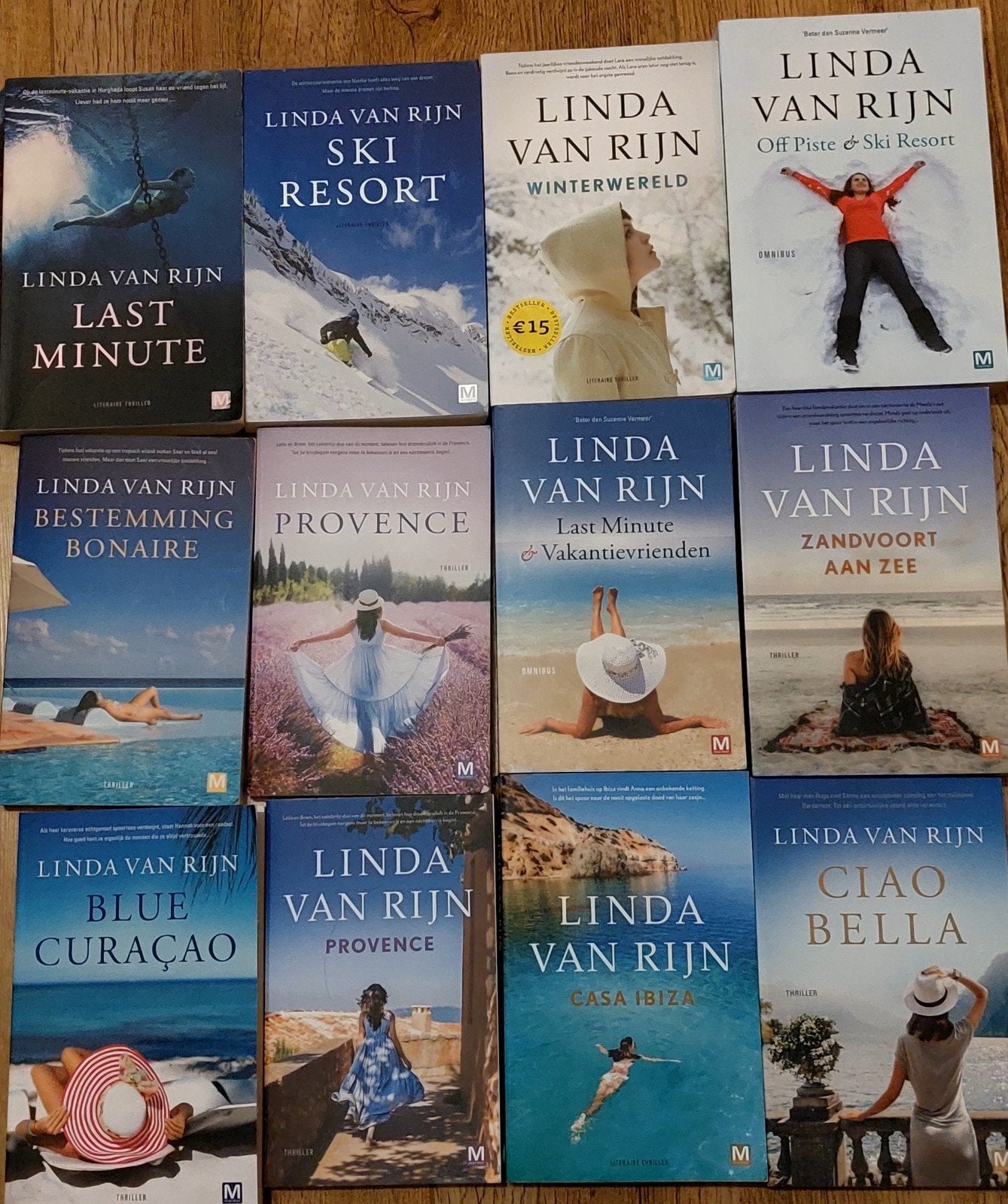 Linda van Rijn boeken - Thrillers en vakantieromans, Ophalen of Verzenden, Zo goed als nieuw, Linda van Rijn, Nederland