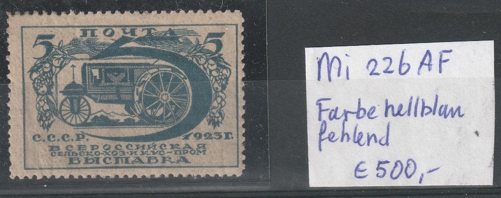 USSR Michel nr 236 AF volle gom Plakker, Verzenden, Postfris