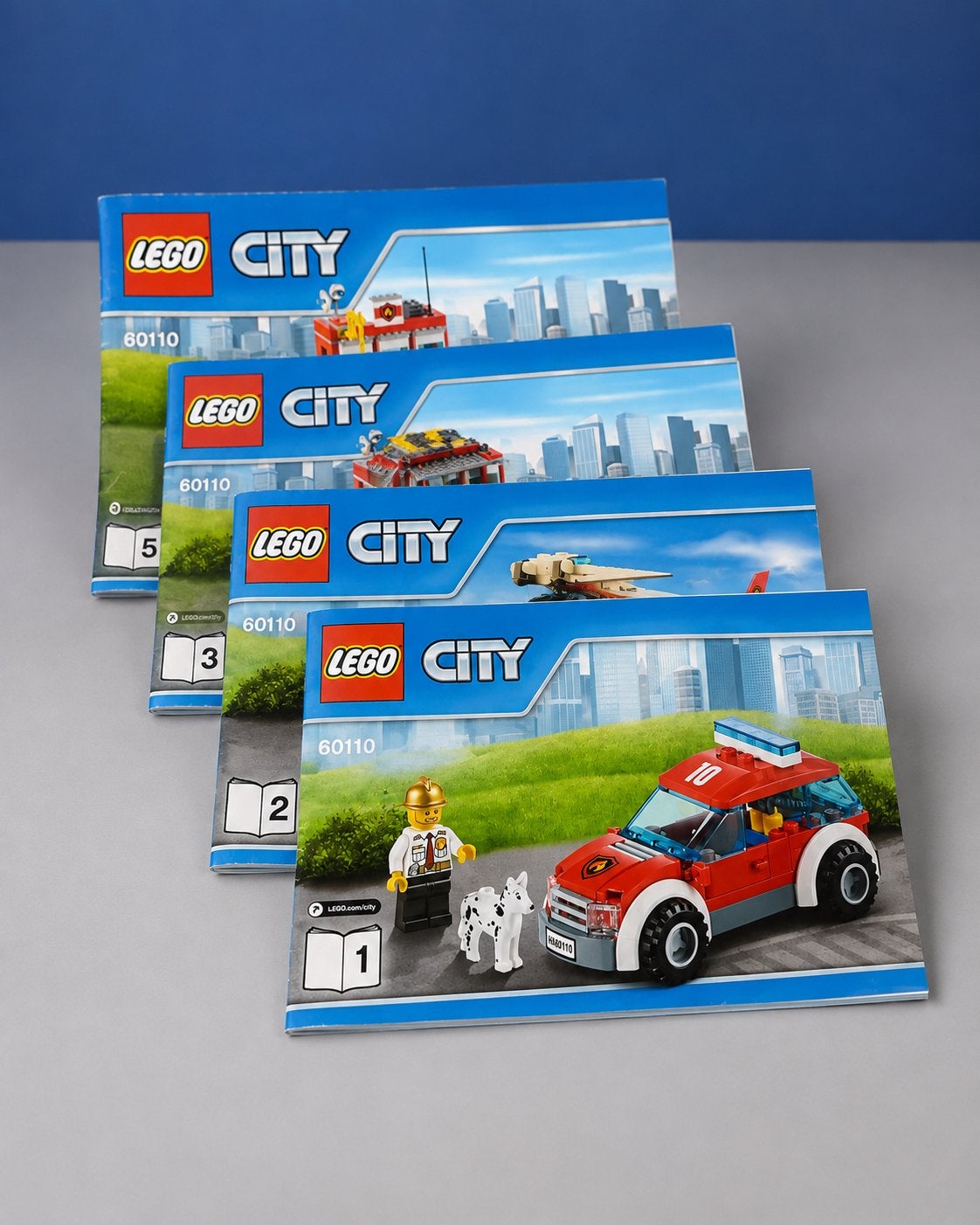 Foto 3 van LEGO City 60110 Brandweerkazerne compleet met handleidingen