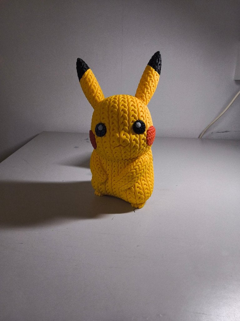 3D geprinte Pokemon Pikachu crochet look, Ophalen of Verzenden, Nieuw