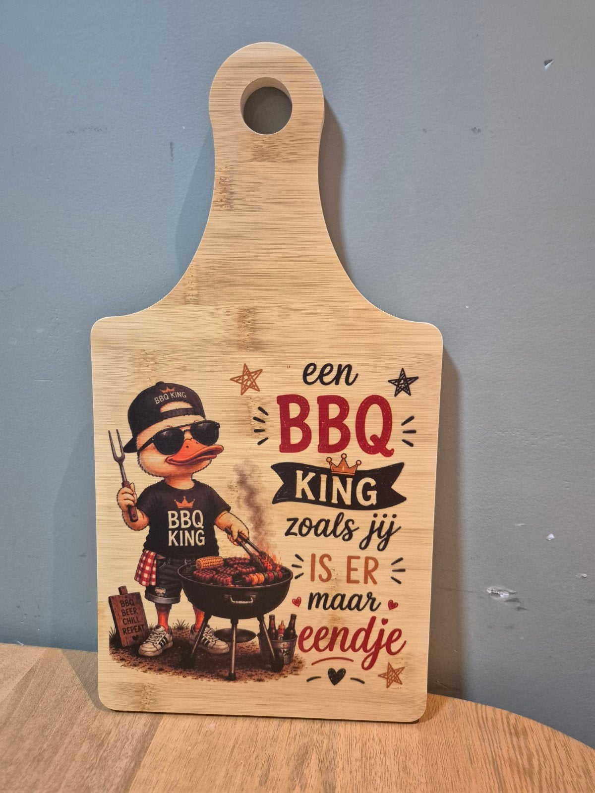 Gepersonaliseerde borrelplank met eigen tekst/foto, Hout, Snij-/serveerplank, Nieuw, Ophalen of Verzenden