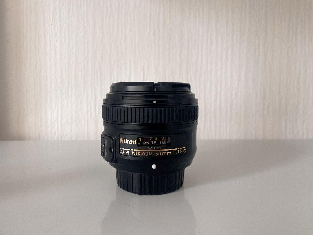 Nikon AF-S 50mm F/1.8G, Ophalen of Verzenden, Zo goed als nieuw, Standaardlens