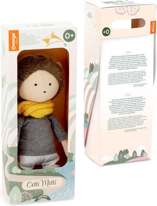 Stoffen pop Henry de Egel- 30 cm groot, Ophalen of Verzenden, Nieuw