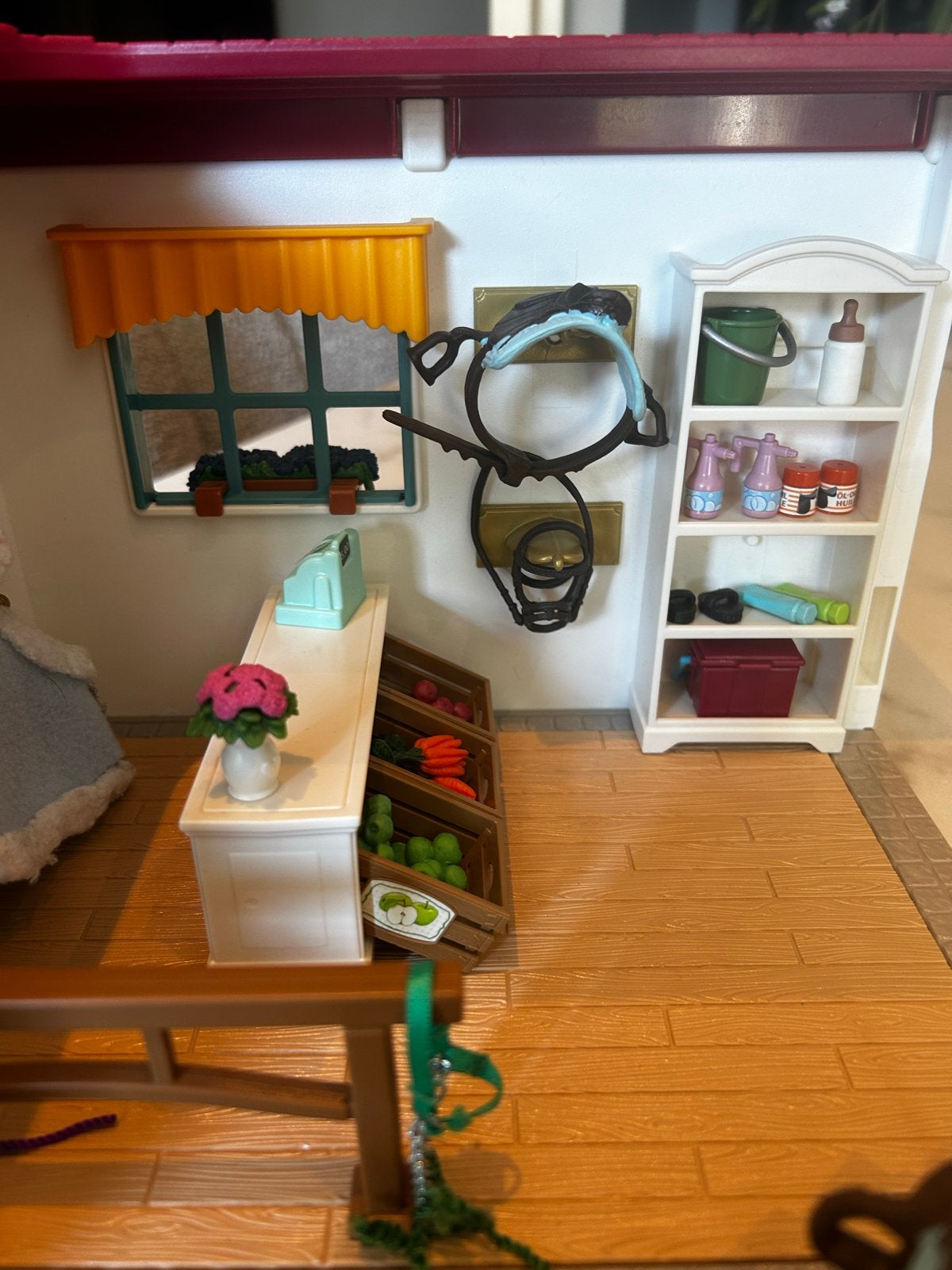 Schleich Paardenwinkel met accessoires, Ophalen of Verzenden, Zo goed als nieuw, Jongen of Meisje