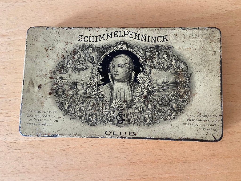 Schimmelpenninck blikje, Verzamelen, Blikken, Gebruikt, Overige, Overige merken, Ophalen of Verzenden
