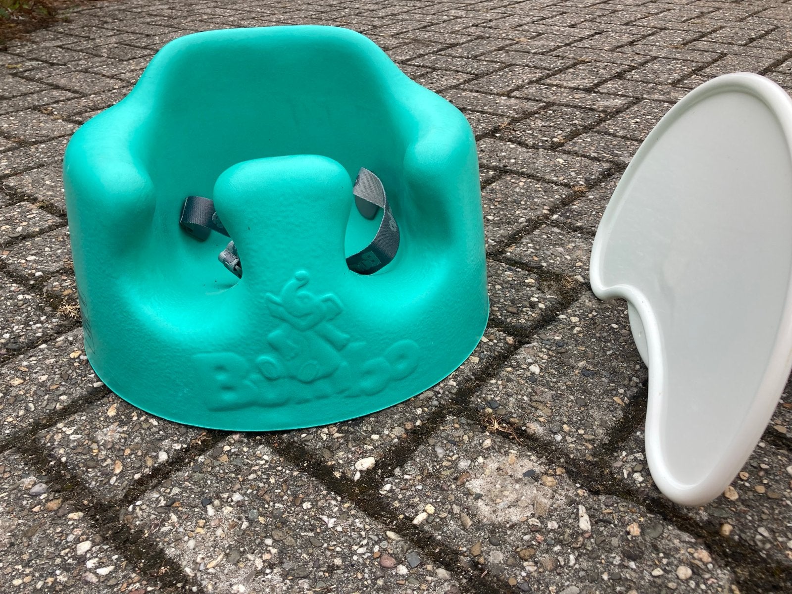 Bumbo Babyzitje met eetblad - Zo goed als nieuw, Ophalen of Verzenden, Zo goed als nieuw, Overige typen, Afneembaar eetblad