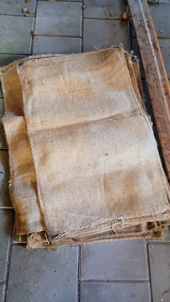 Jute zakken, Ophalen, Overige materialen, Gebruikt, Bruin