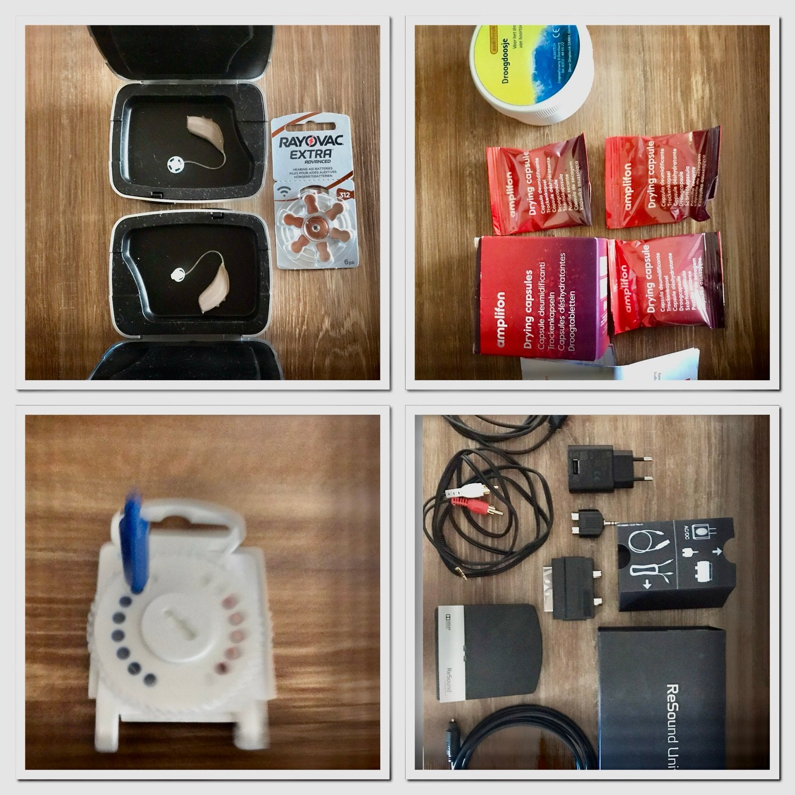 RESOUND MIDDENBLOND RECEIVER GEHOORAPPARATEN met TV STREAMER, Diversen, Ophalen of Verzenden, Zo goed als nieuw