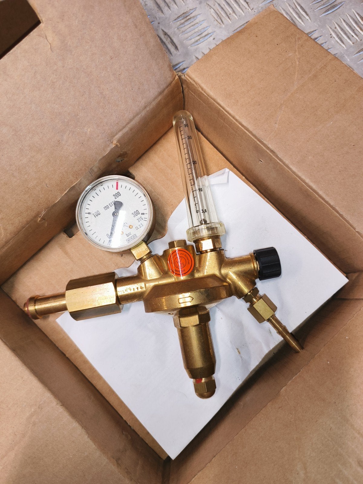 Nieuwe CO2 drukregelaar met flowmeter, Ophalen of Verzenden