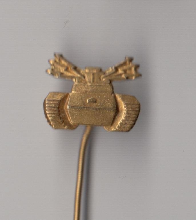 Tank speldje, Verzamelen, Militaria | Algemeen, Niet vindbaar, Niet vindbaar, Nederland, Embleem of Badge
