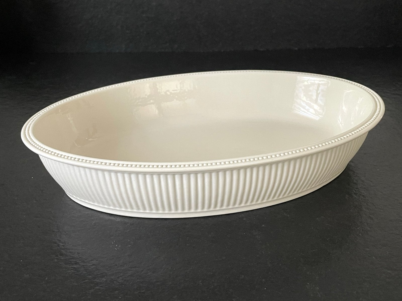 ZGAN ! Wedgwood Windsor Ovale Oven-Schaal Vitro Porselein, Huis en Inrichting, Ophalen, Klassiek, Wedgwood, Porselein
