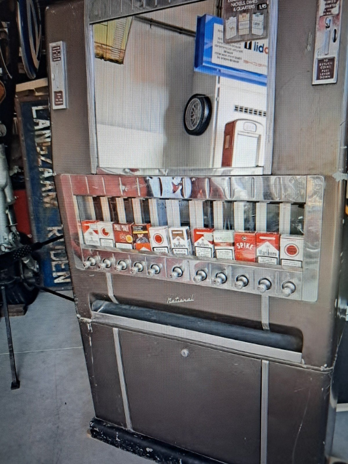 USA National Sigarettenautomaat uit de jaren 60e/70e., Verzamelen, Automaten | Overige, Ophalen, Eu, Gebruikt, Eu