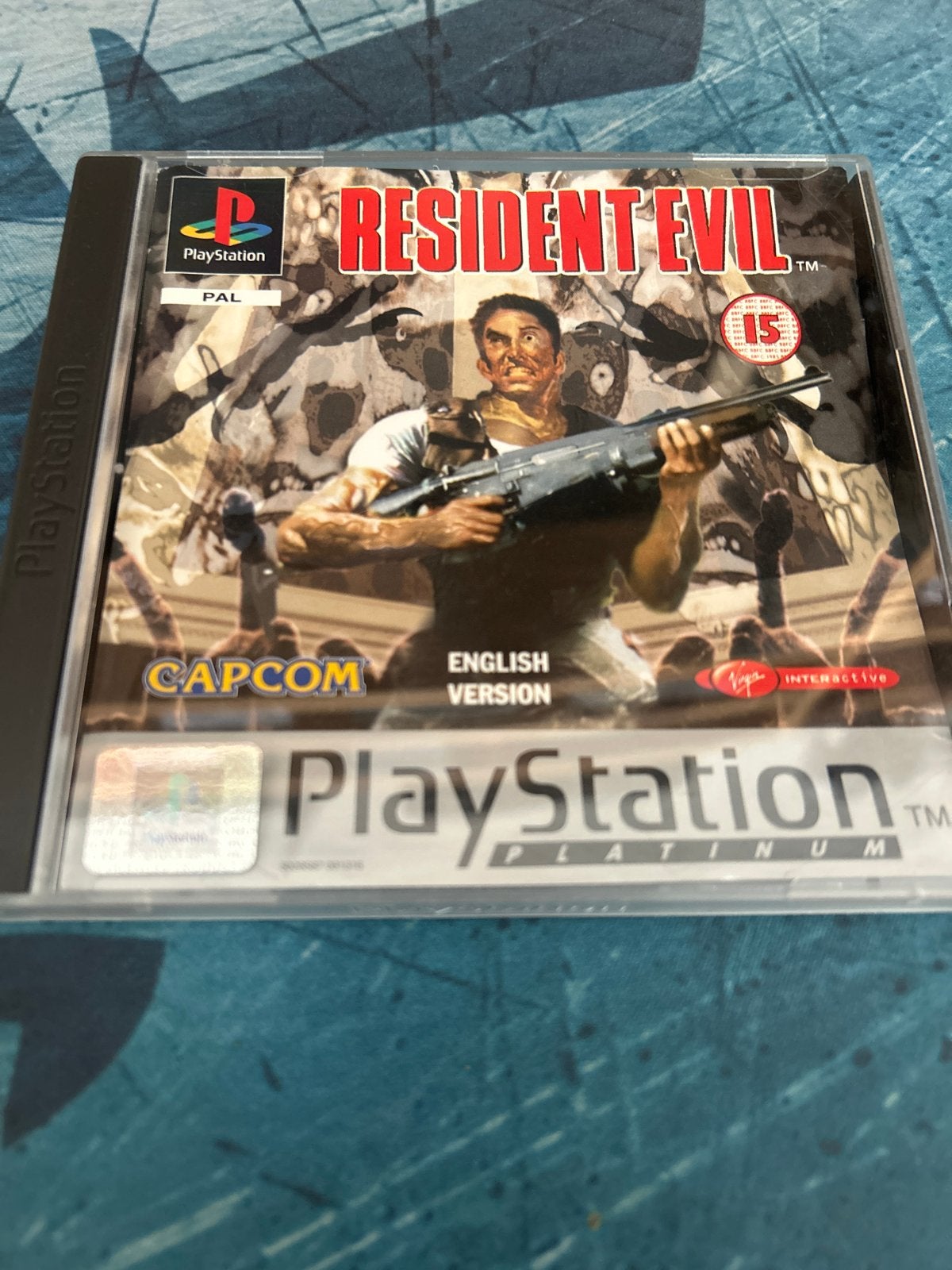 Resident Evil PlayStation 1 Platinum - Engelse versie, Avontuur en Actie, Gebruikt, 1 speler, Ophalen of Verzenden