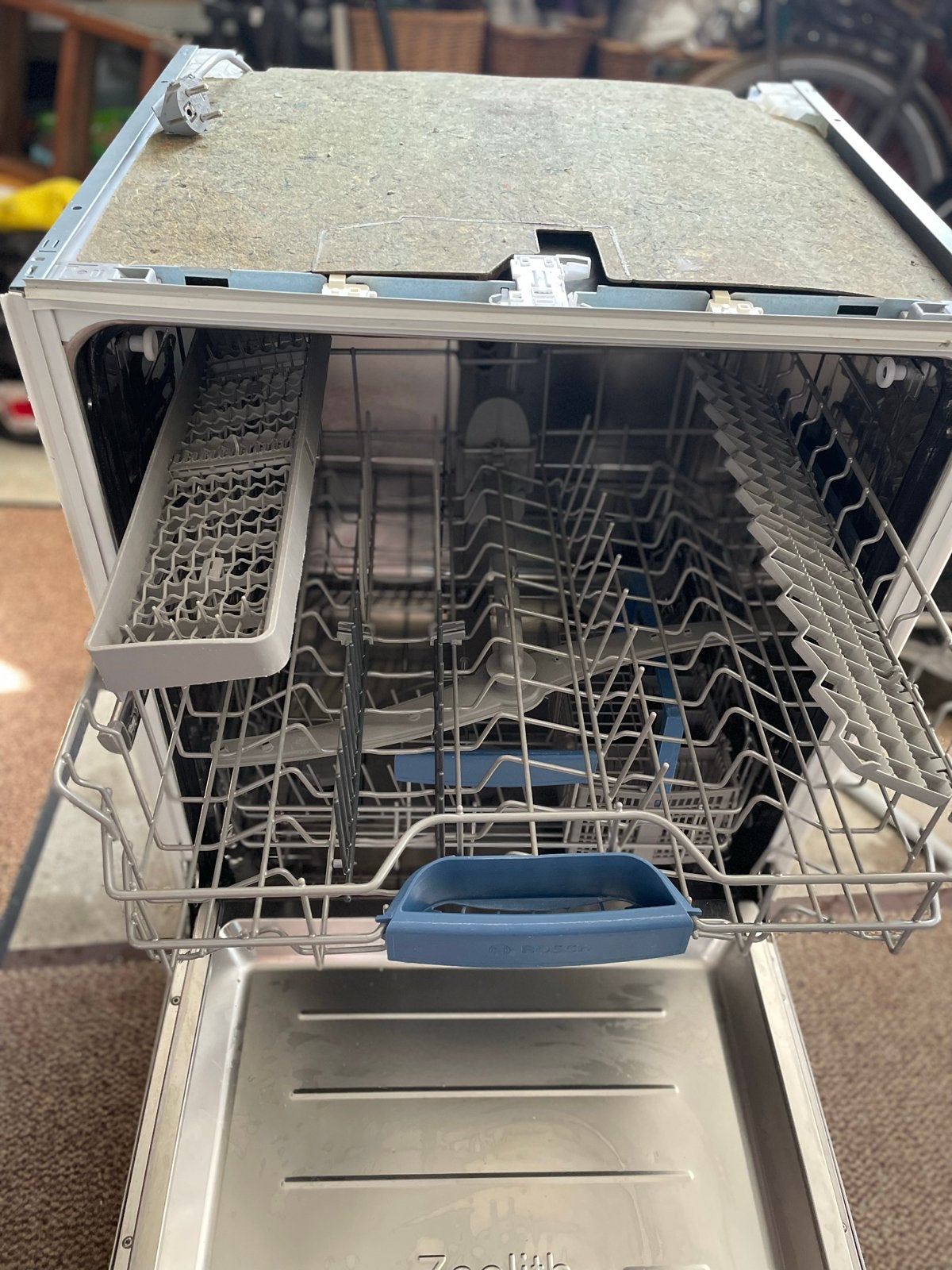 Bosch SMV93M70NL Inbouw Vaatwasser - Zeolith Droogtechniek, Ophalen, 60 cm of meer, Minder dan 10 liter, Zo goed als nieuw