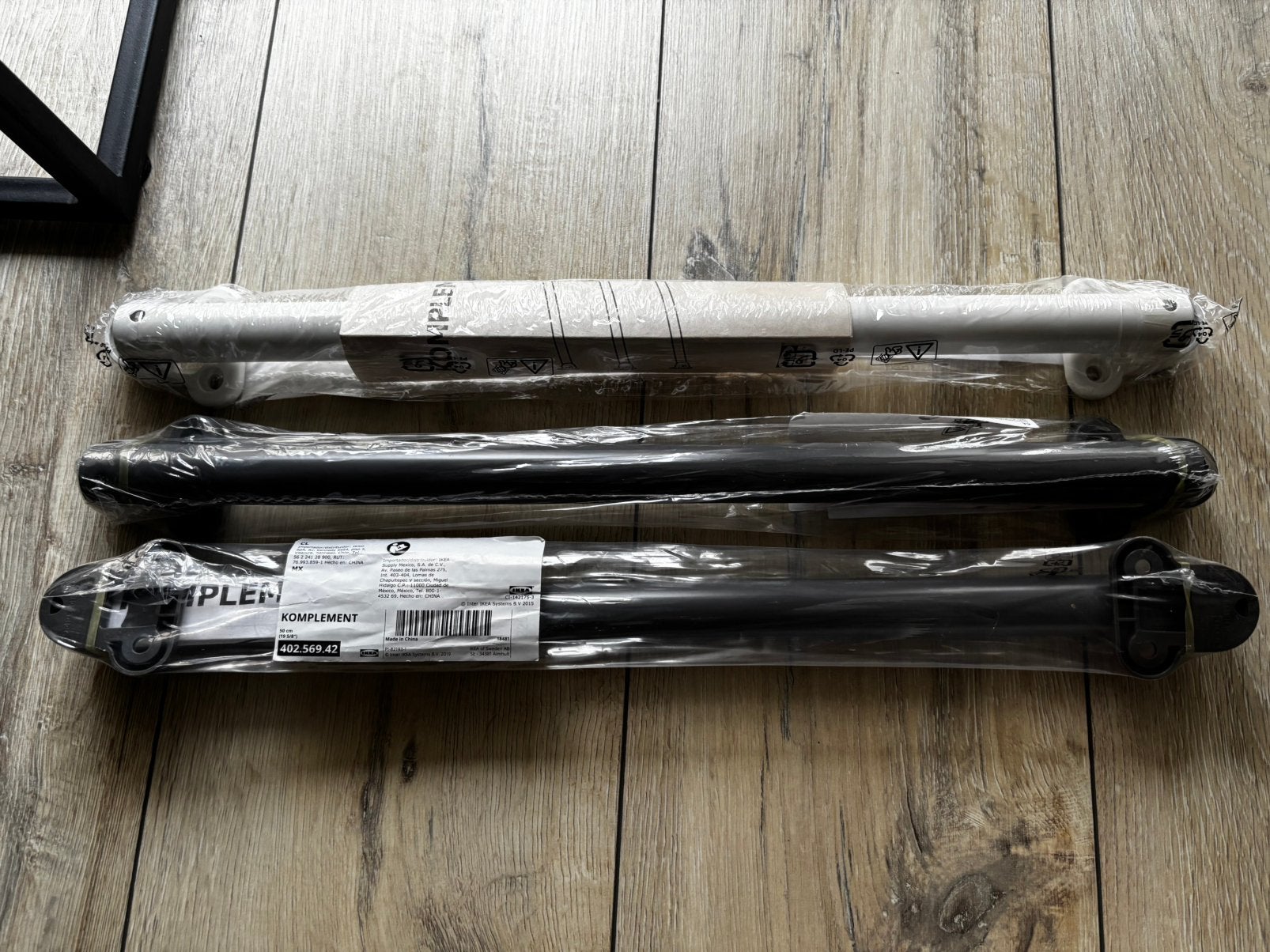 IKEA PAX Komplement roede 50 cm wit en grijs, Ophalen, Nieuw, Minder dan 50 cm, IKEA PAX KOMPLEMENT