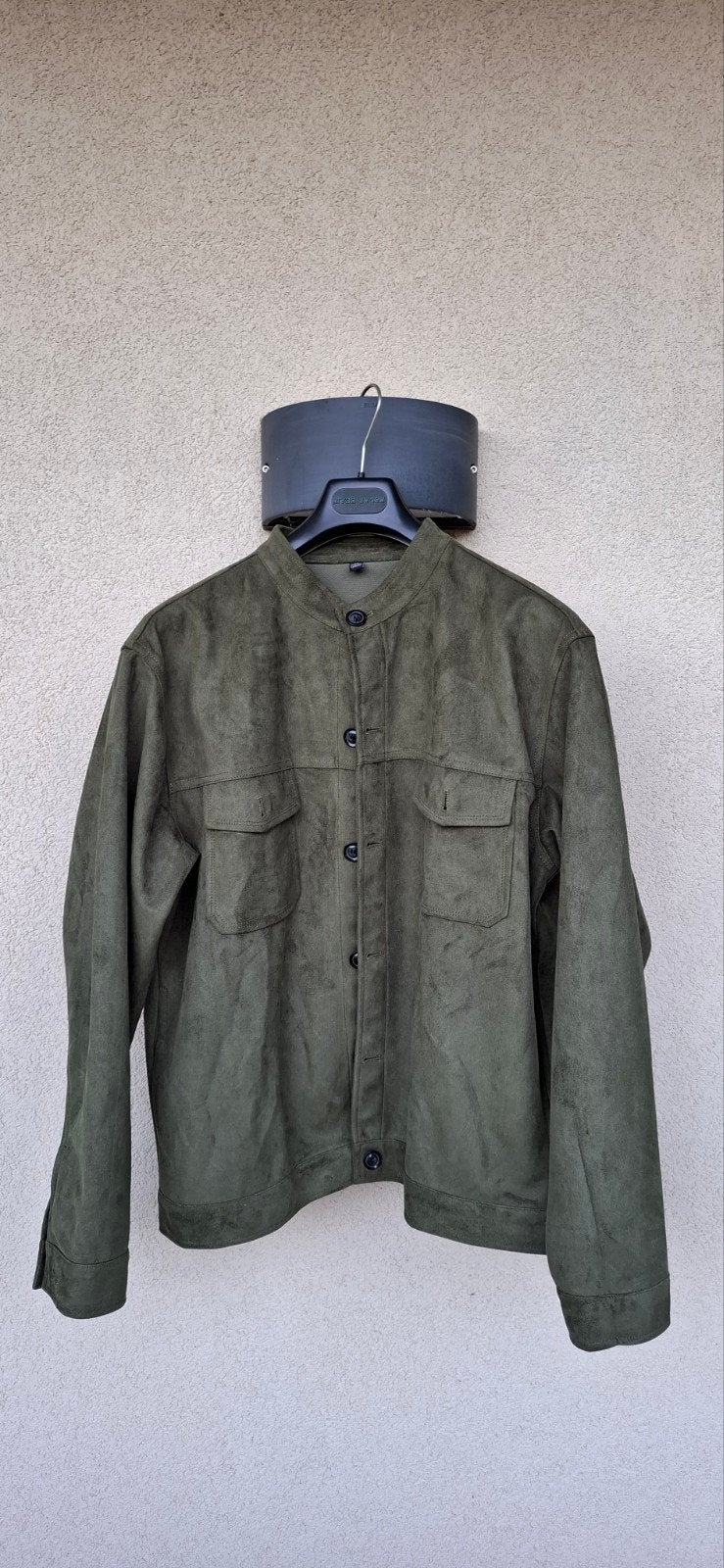 Suède groene jas, Ophalen of Verzenden, Nieuw, Maat 56/58 (XL), Groen