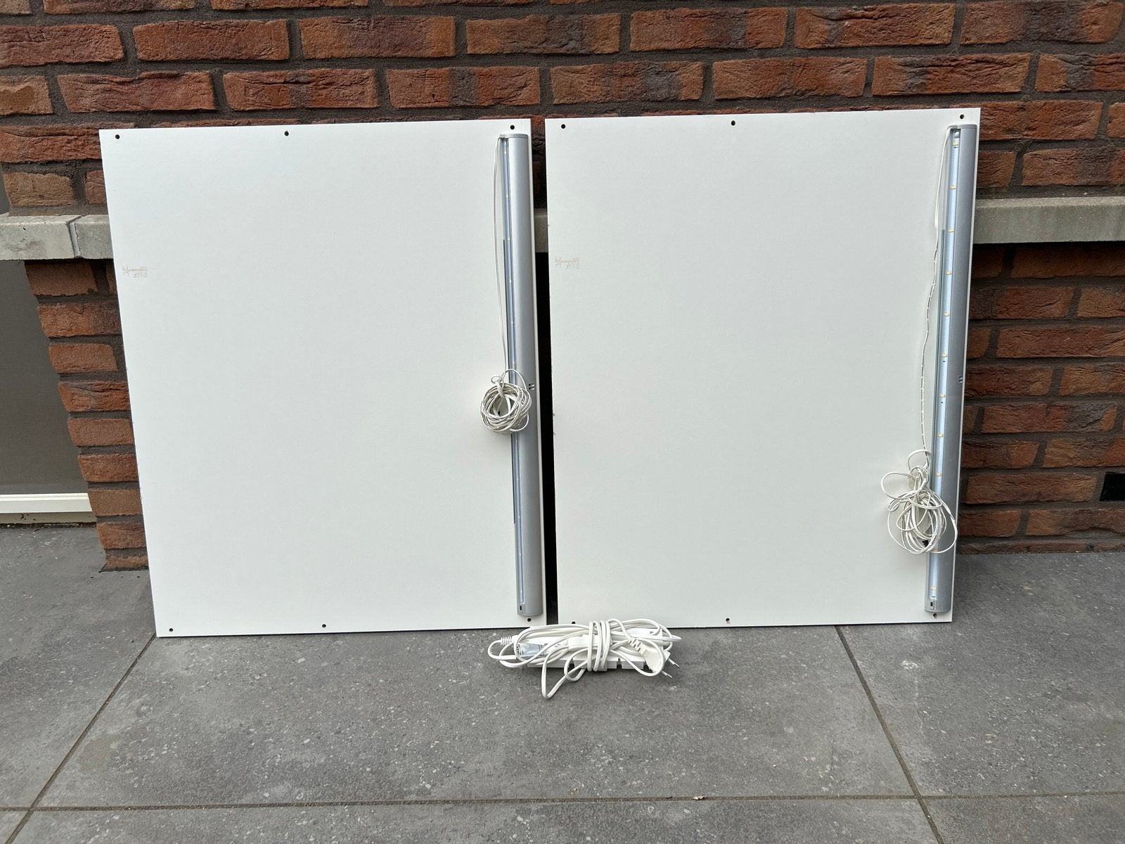 2 x IKEA planken met LED verlichting en transformator 75 cm, Ophalen, Gebruikt