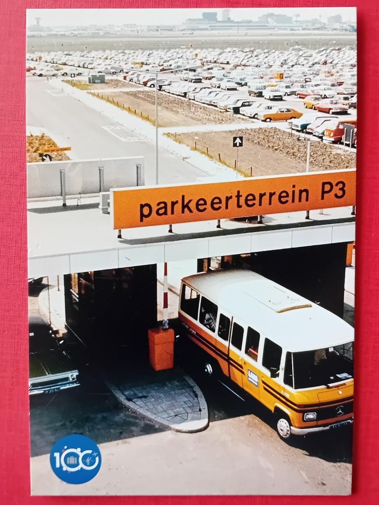 Ansichtkaart 100 jaar Schiphol, Ophalen of Verzenden, Kaart, Foto of Prent