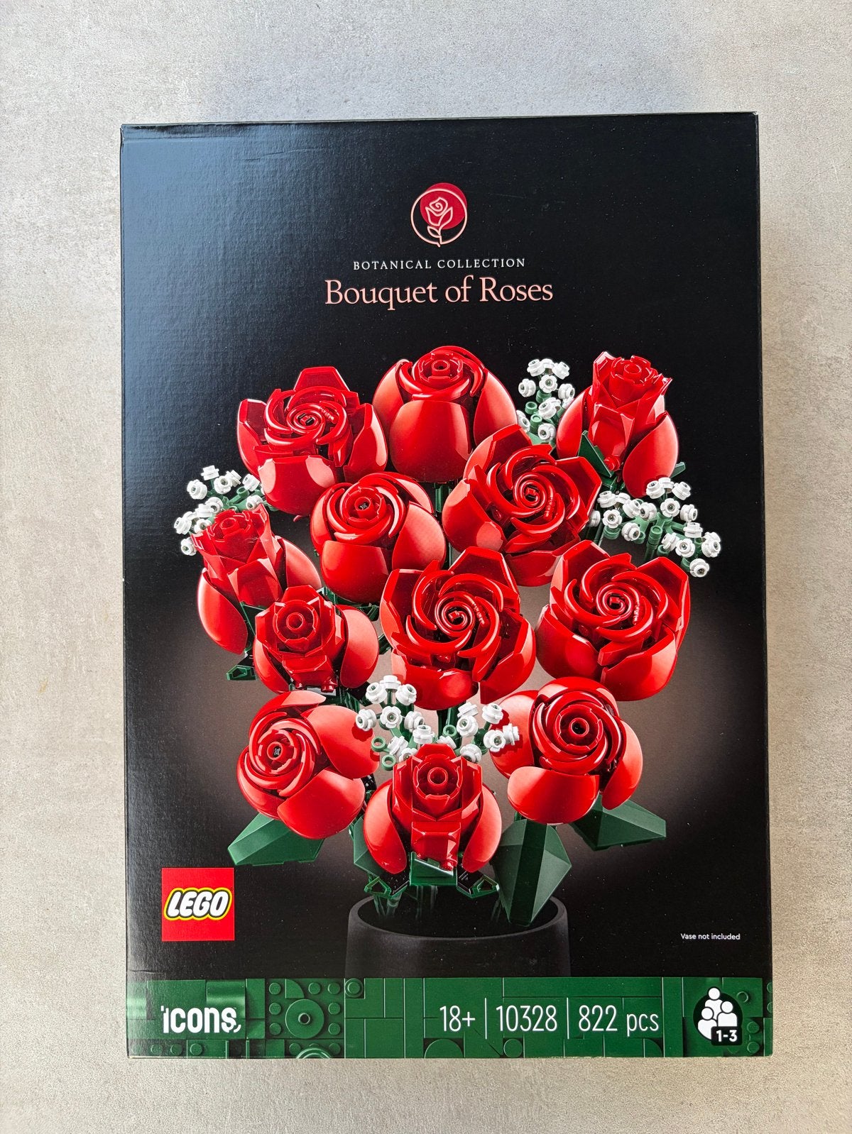 LEGO Icons Boeket Rozen (10328) - Nieuw in doos, Lego, Denemarken, Nieuw, Ophalen of Verzenden