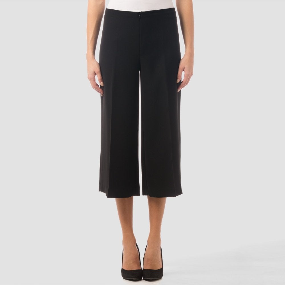 Joseph Ribkoff chique zwarte capri stretch broek mt 38/M, Maat 38/40 (M), Verzenden, ., Zwart