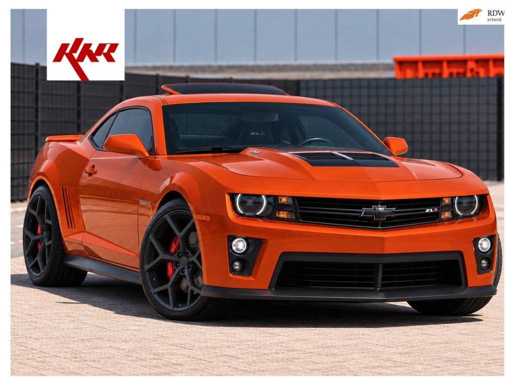 Chevrolet Camaro ZL1 supercharged Oranje 6.2, Auto's, Automaat, Achterwielaandrijving, Gebruikt, Overige kleuren