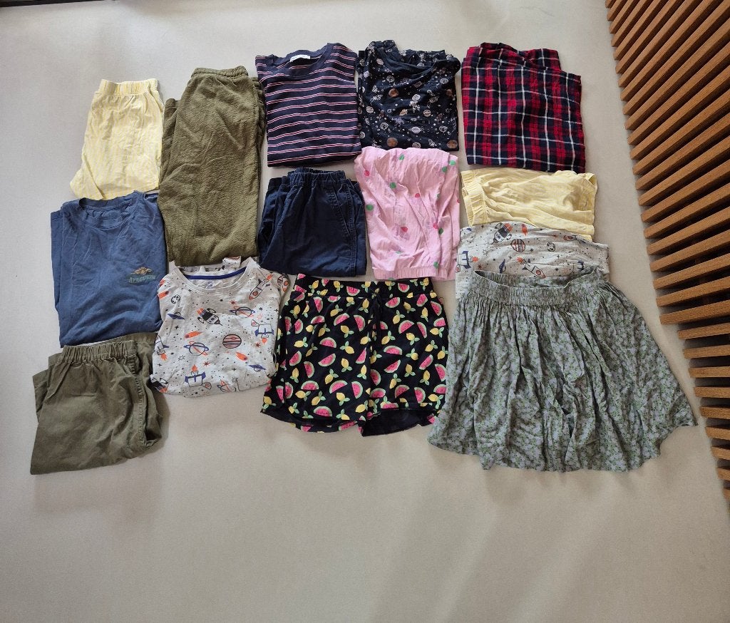 partij kinderkleding maat 134t.m/XS(60stuks, Ophalen, Gebruikt, Jongen of Meisje