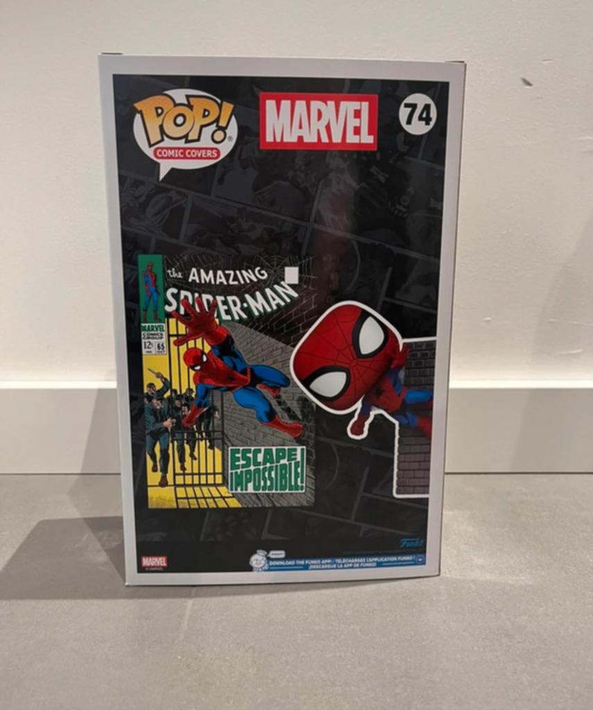 Spiderman Funko Pop! Comic Covers #74 - The Amazing Spider-M, Ophalen of Verzenden, Nieuw