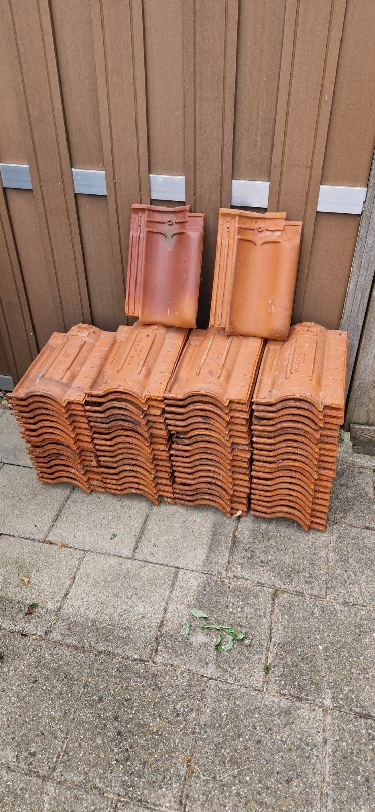 Dakpannen 70 stuks teab, Doe-het-zelf en Verbouw, Dakpannen en Dakbedekking, Ophalen, Steen of Klei, 15 m² of meer, Dakpannen