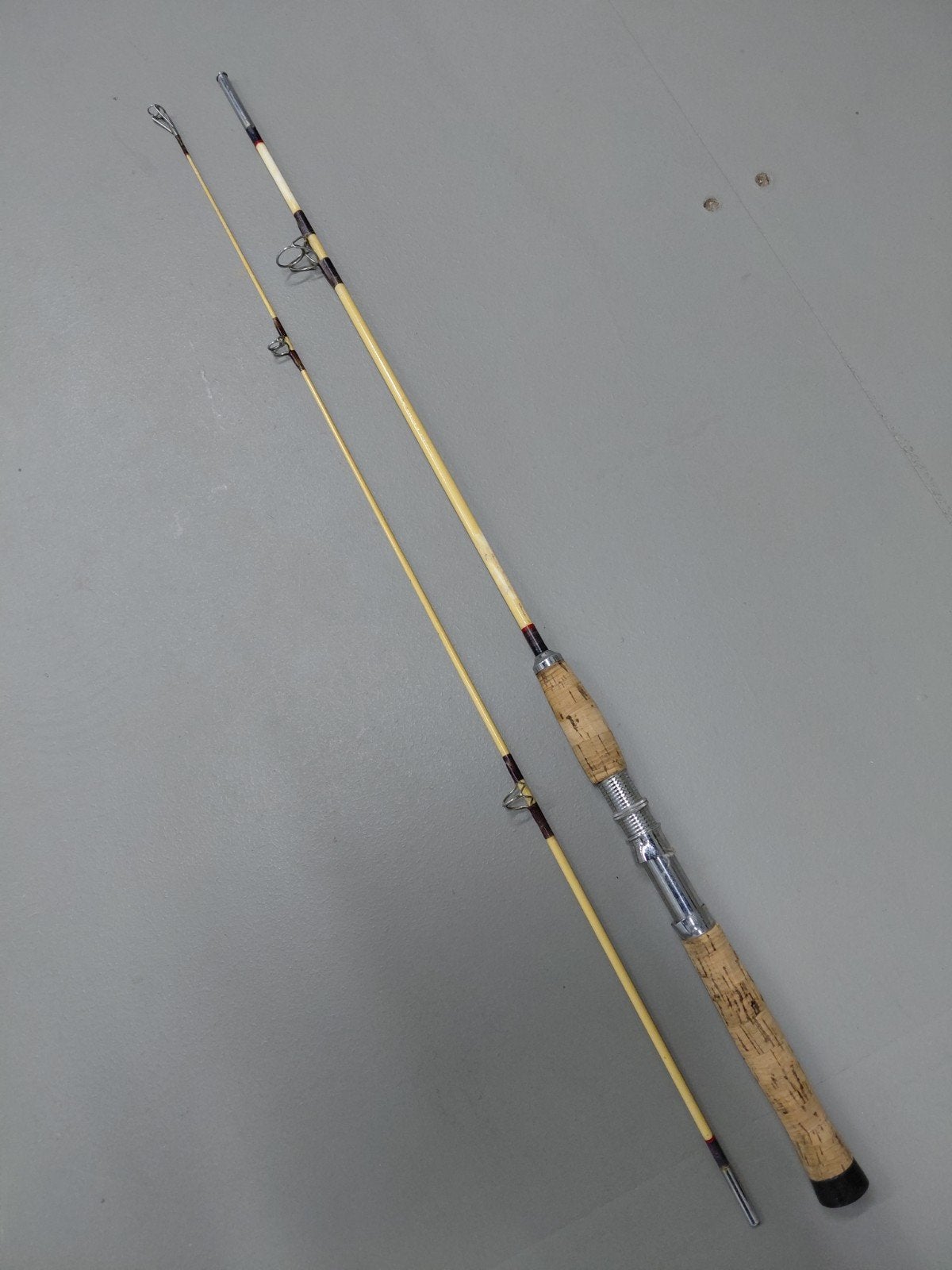 Klassiek spinhengeltje 1.62m 2del. glass , Zie beschrijving, Ophalen of Verzenden, Gebruikt, Werphengel