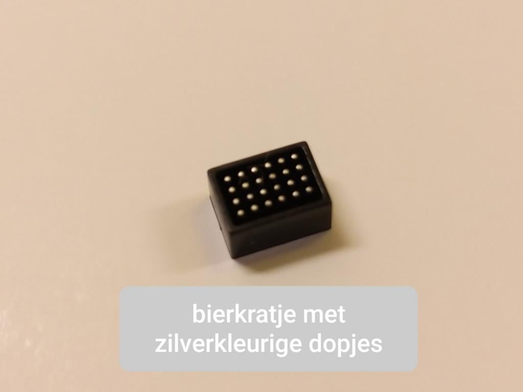 Bierkratje (zilverkleurige dopjes), Ophalen of Verzenden, Nieuw, Bus of Vrachtwagen, Tekno