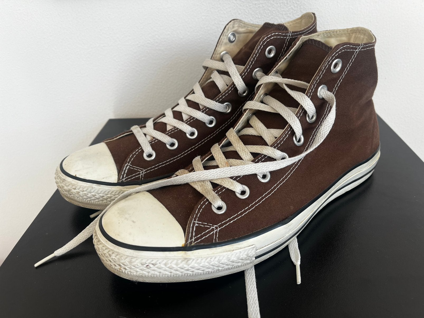 bruine canvas gympen All Stars Converse maat 11 /  45, Ophalen of Verzenden, Gedragen, Bruin