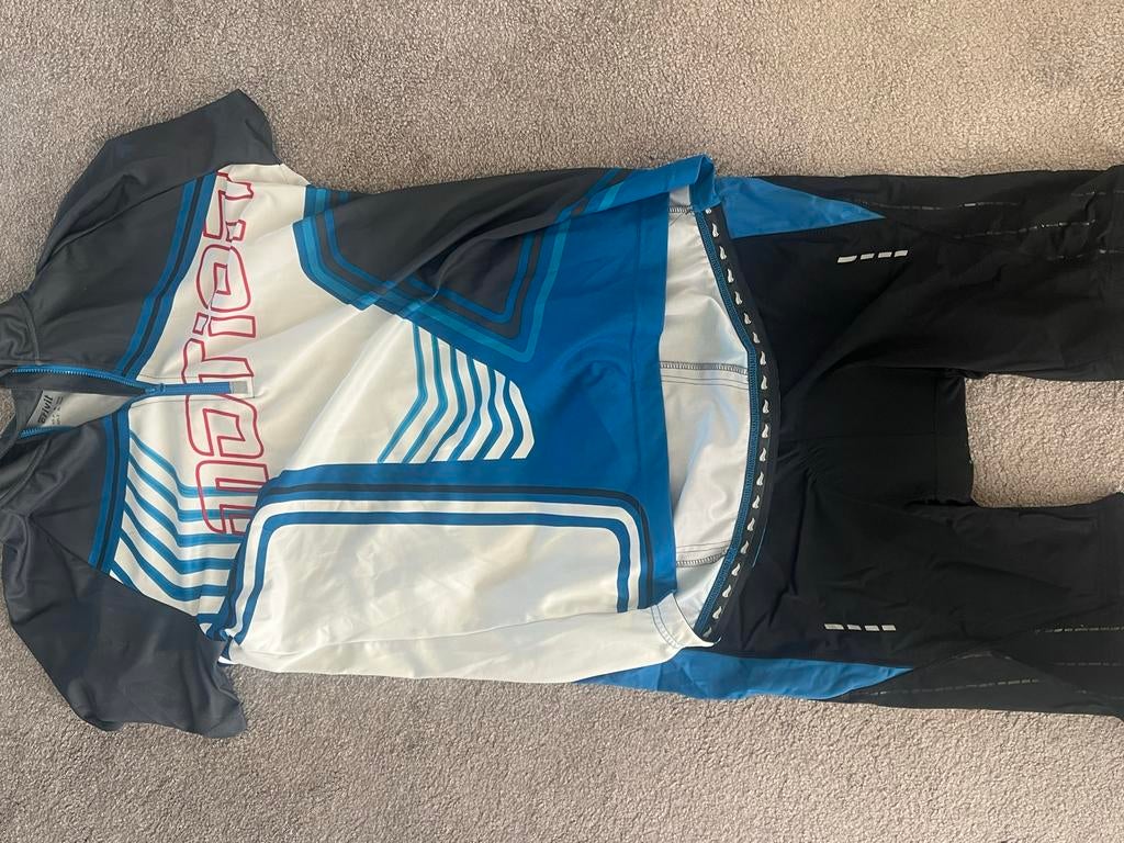Crivit Fiets Shirt Lange Mouwen en Broek Set, Ophalen, Gebruikt, Heren, XL