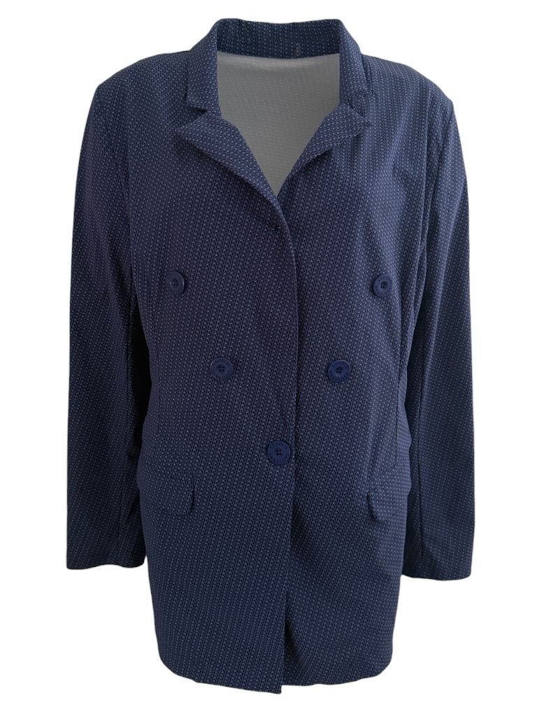 Studio Anneloes blazer XL, Blauw, Maat 46/48 (XL) of groter, Ophalen of Verzenden, Zo goed als nieuw