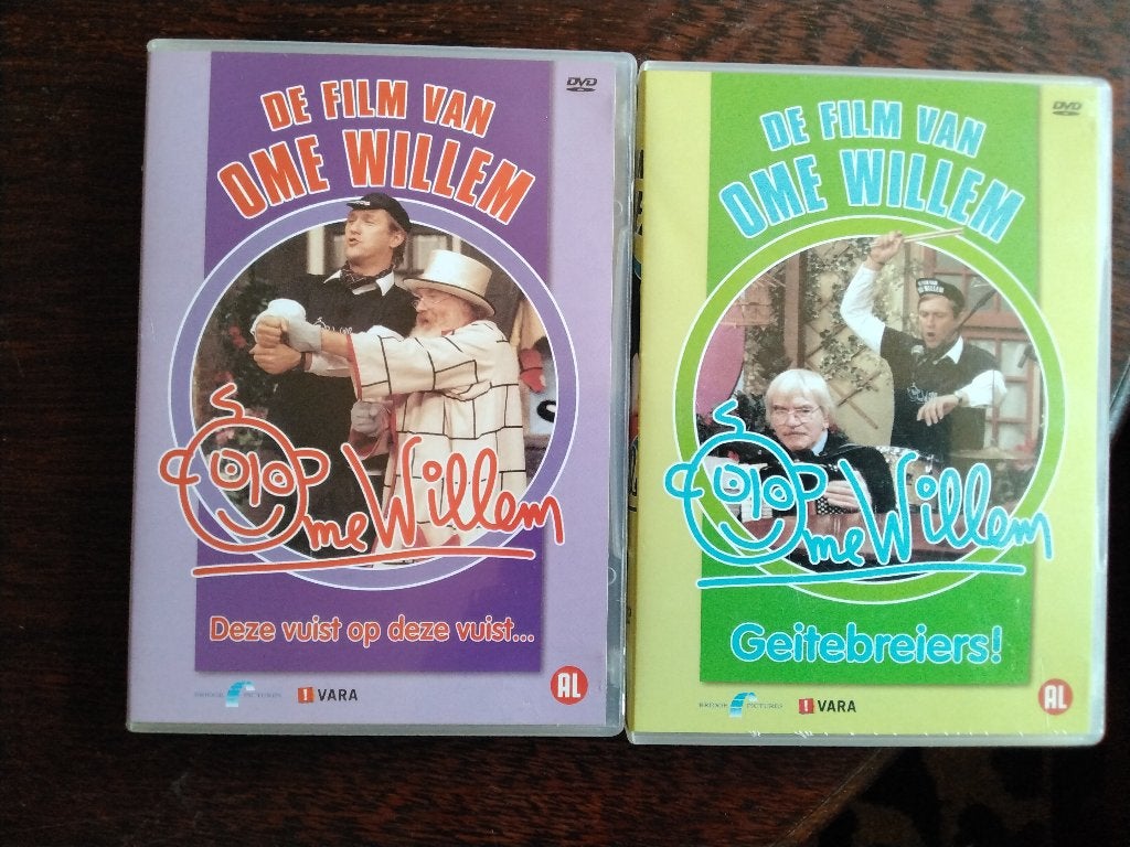 Ome willem 2 dvds, origineel, Alle leeftijden, Overige genres, Tv-serie, Ophalen of Verzenden