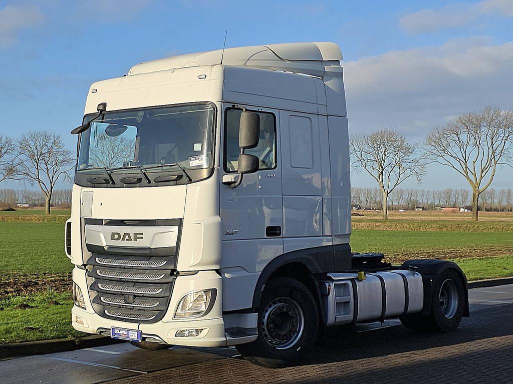 DAF XF 480 spacecab pto+hydr., Auto's, Automaat, Euro 6, Wit, Bedrijf