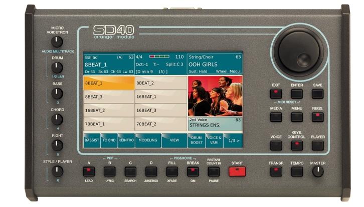 Ketron SD40 Arranger Module uitbreiding voor midiinstrument, Niet ingevuld, Nieuw, Midi-aansluiting, Niet ingevuld