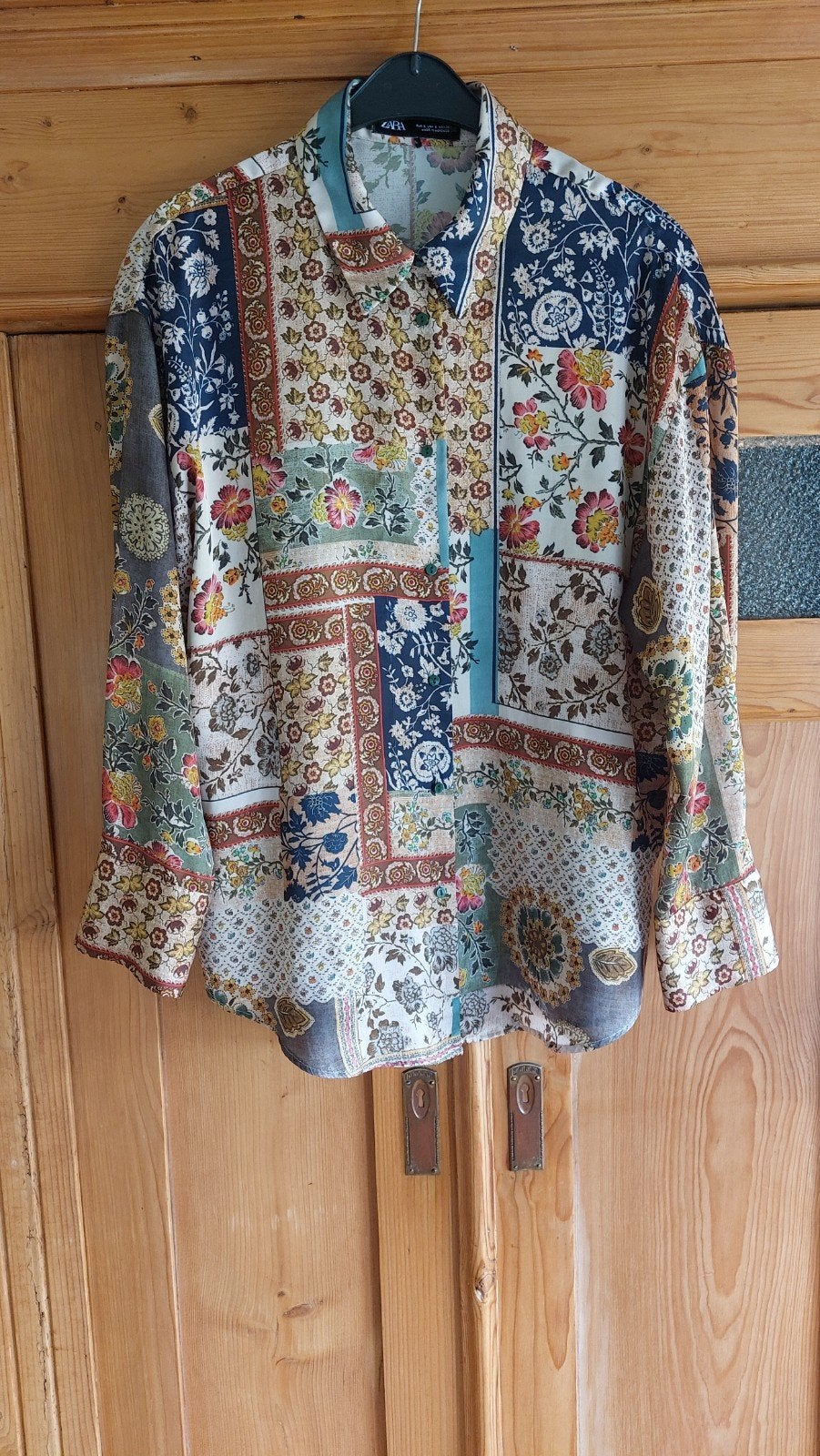 Blouse (S) --Zara--, Kleding | Dames, Blouses en Tunieken, Zo goed als nieuw, Ophalen of Verzenden