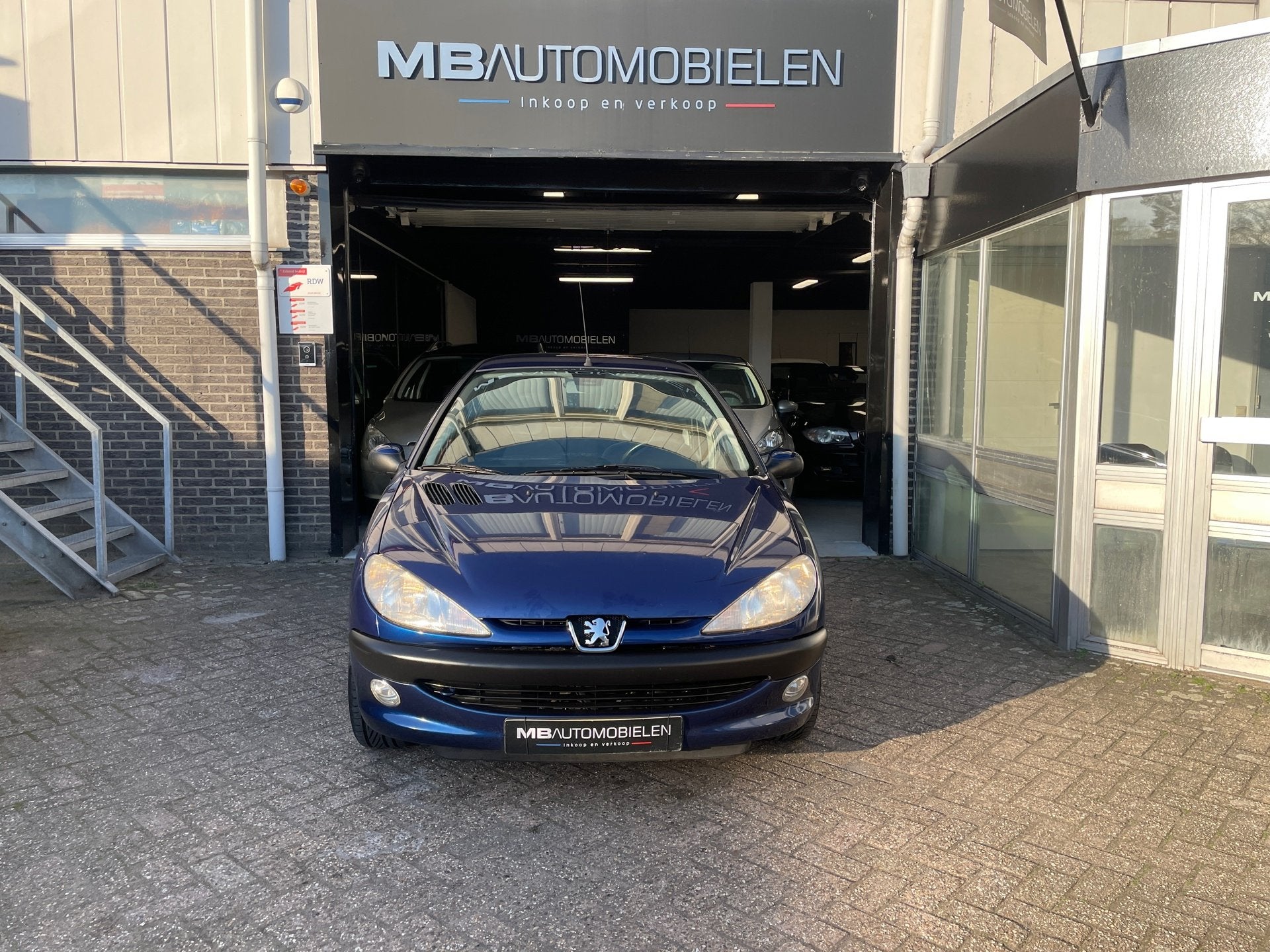 Peugeot 206 1.4 Gentry/5 DRS/Automaat/1e Eigenaar/87DKM/Nap/, Auto's, Peugeot, Blauw, Bedrijf, Metallic lak, 75 pk