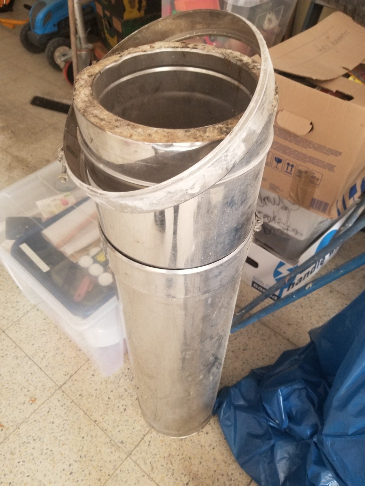 Kachelpijp 200mm, Nieuw !, Ophalen, Nieuw