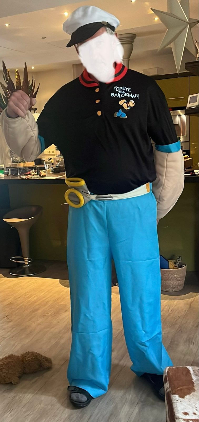 Popeye Matroos Kostuum - Compleet Pak, Maat 52/54 (L), Ophalen of Verzenden, Overige thema's, Kleding