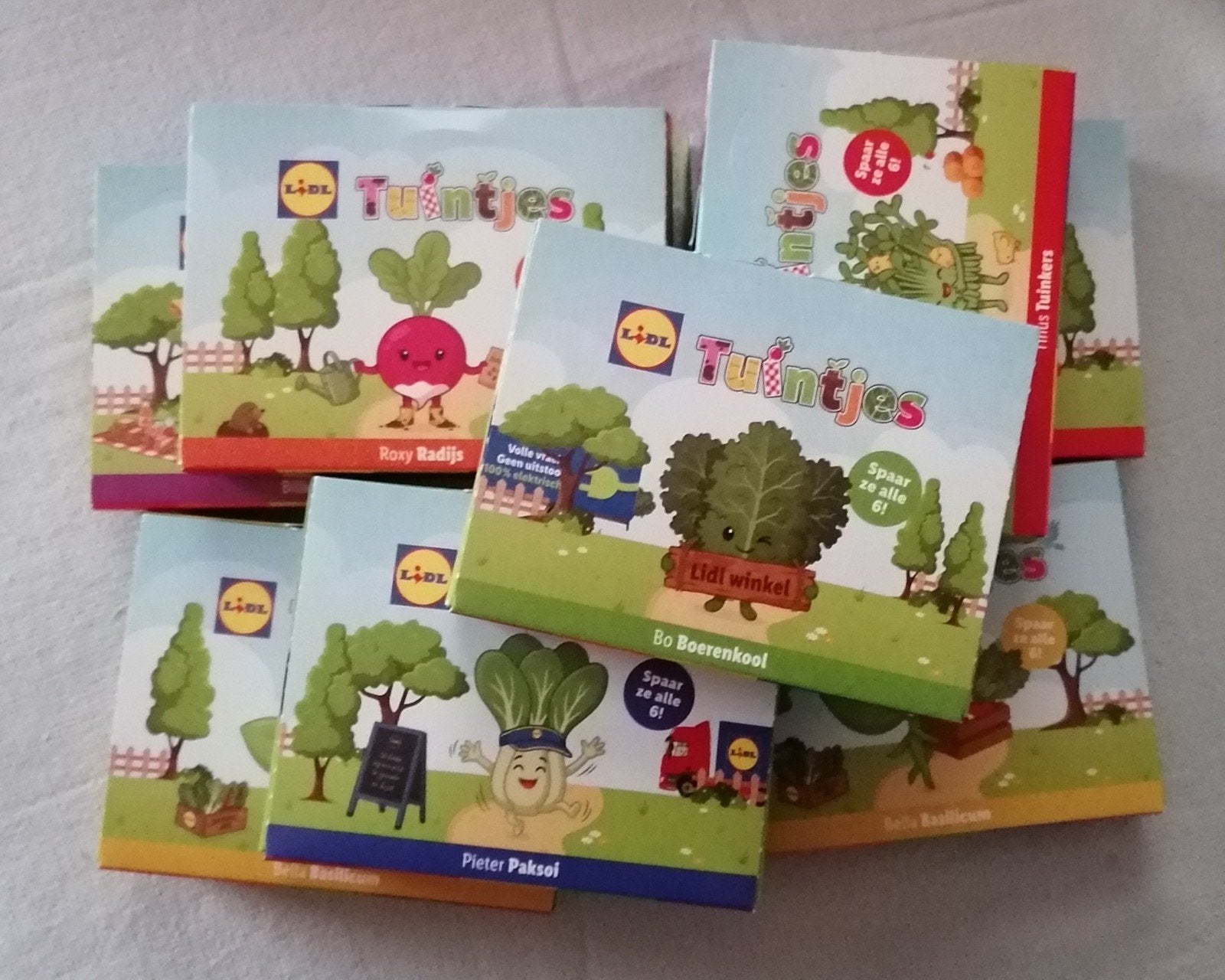 Lidl tuintjes volle doosjes, Lidl, Ophalen