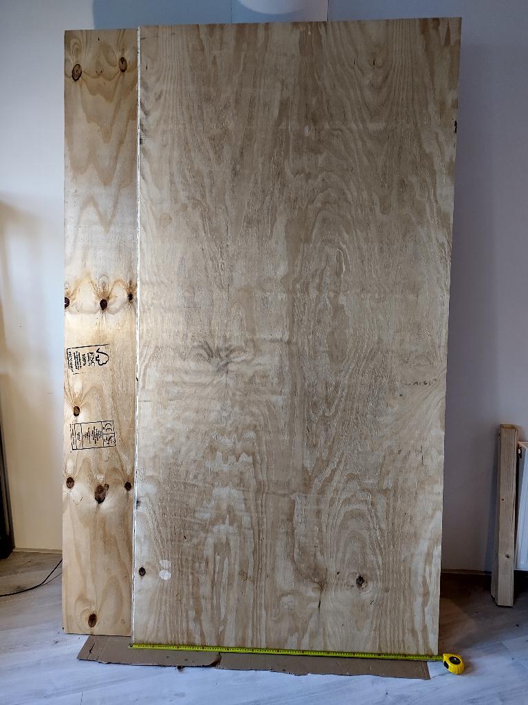 2x Underlayment T&G Ongebruikt, Doe-het-zelf en Verbouw, Hout en Planken, Ophalen, Minder dan 25 mm, Overige typen, Nieuw