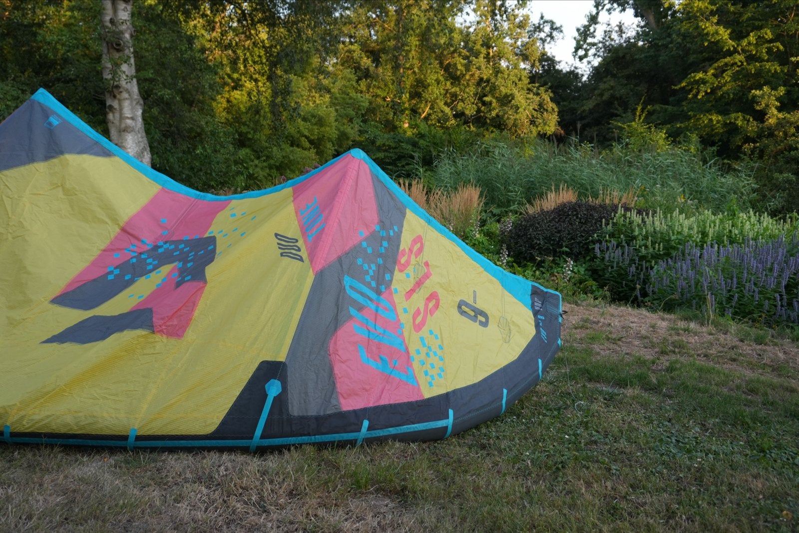 Duotone Evo SLS 9m, Watersport en Boten, Kitesurfen, 9 m², Geen board, Ophalen of Verzenden, Zo goed als nieuw