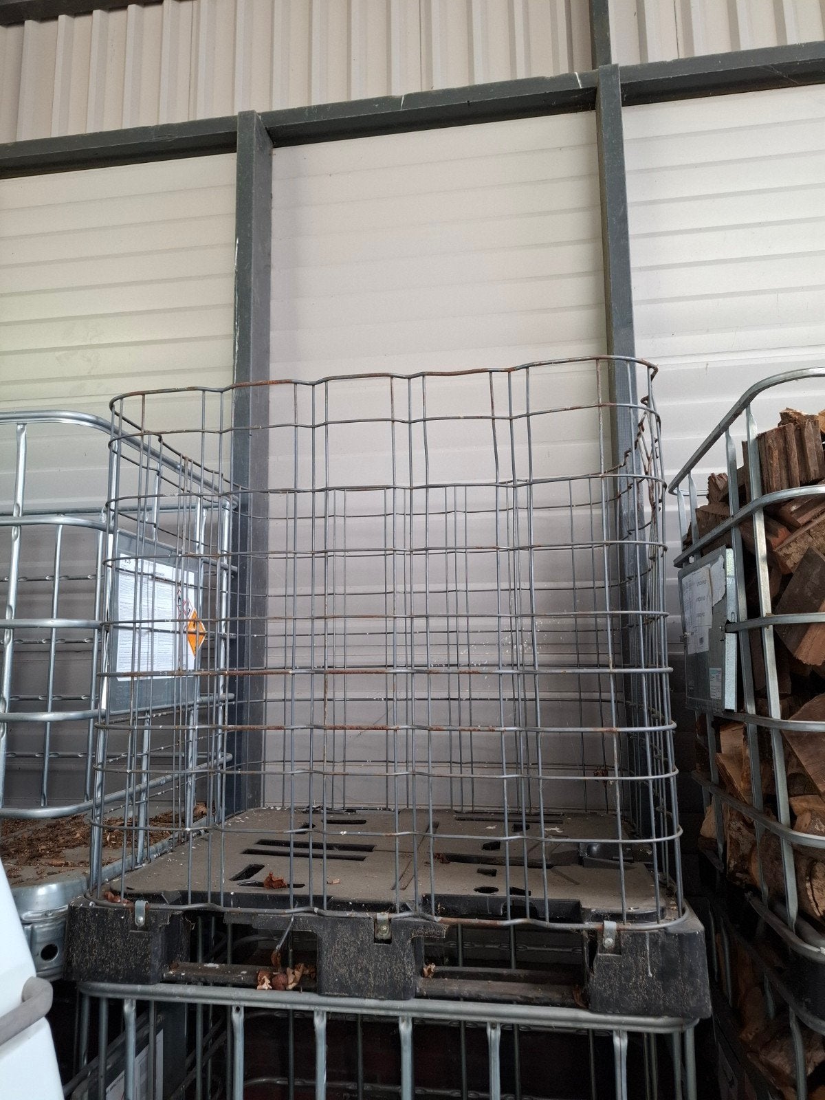 1x ibc krat/frame, Ophalen of Verzenden, IJzer